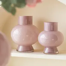 フラワーベース ガラス ヴィンテージ シンプル 上品 おしゃれ インテリア 置物 生け花