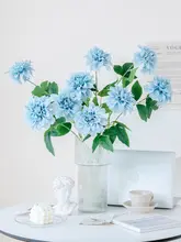 3頭ダリアの造花【インテリア装飾・リビング・ダイニング用】
