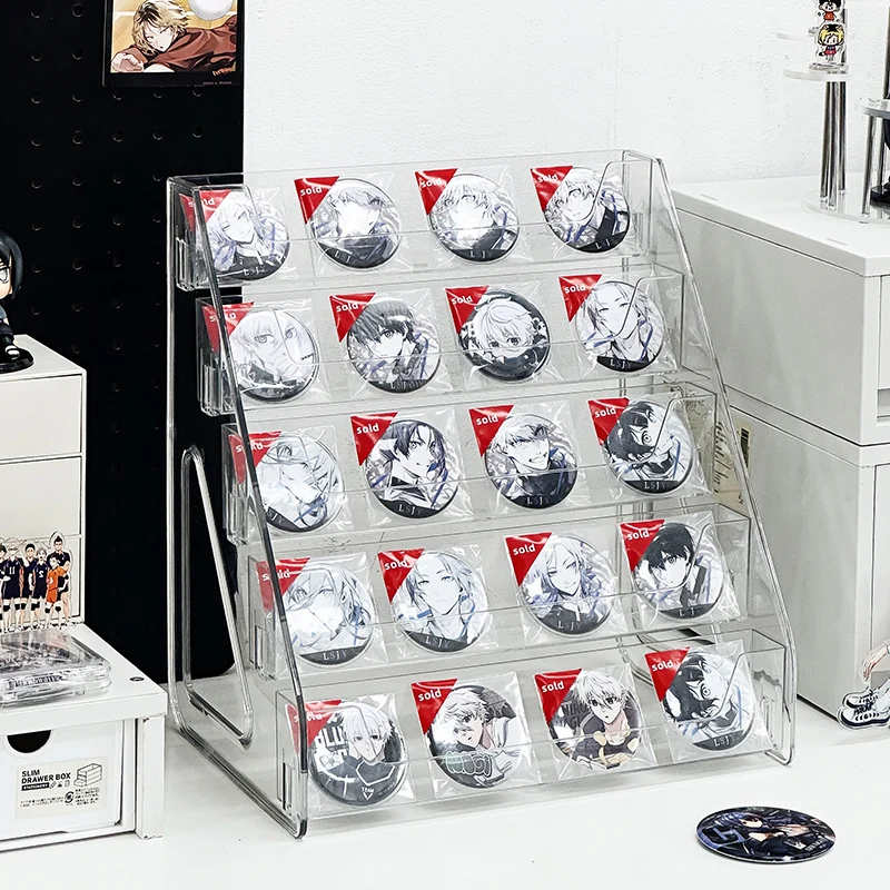 透明アクリル製ミニ古美ディスプレイラック：小型階段式コレクション用の収納効率を実証