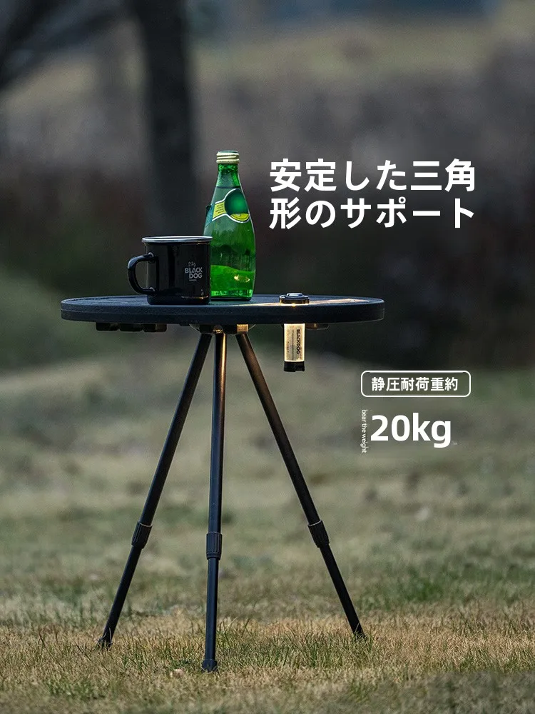 BLACKDOG アルミ製折りたたみテーブル：昇降機能付きキャンプ用小型テーブルの実用性と選定基準