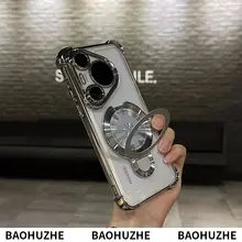 金属スタンド対応スマートフォンケース【透明感のある高級感・衝撃吸収・全包囲設計・男女兼用】