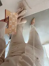 高腰ワイドデニムパンツ【白・9分丈】（セットアップ対応）