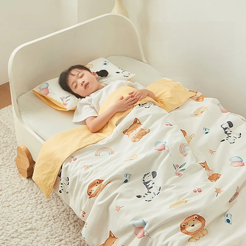 可愛いキャラクターのコットン製子供用枕カバー：吸湿排汗機能と40支純棉の実用性を検証