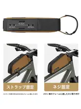 自転車用フロントバッグ【ハンドル取付け・マウンテンバイク・サイクリング用】