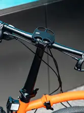 折りたたみ自転車用スマートフォンホルダー【シリコン衝撃吸収・軽量・耐久性】