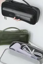 旅行用ヘアドライヤー収納ポーチ【電動巻き髪・ストレートアイロン対応・内衣収納にも】