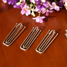 布製バンドフック【四爪デザイン・窓カーテン用・電鍍仕上げ】