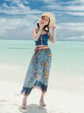カップル用ビキニセット【セクシー・小胸・三点セット・男女兼用・ビーチパンツ付き】