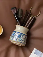 青花茶道六君子陶磁器【新中式・家用・レトロデザイン】