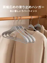 洗濯物の滑り止めハンガー【無痕デザイン・肩崩れ防止・家庭用】