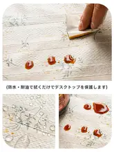 免洗の防水防油テーブルクロス【布製・長方形・カジュアルな北欧風】