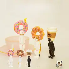 奇谭KITAN ぬいぐるみ どーナツ帽子をかぶった三毛猫の誕生日プレゼント