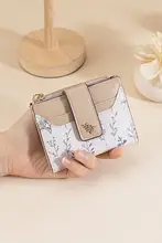 おしゃれな短丈財布【小型・花柄・大容量・学生向け】