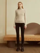 極上の柔らかさ！純羊毛セーター【ニット・クルーネック・長袖】