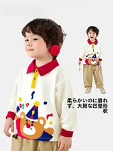ポロシャツ Tシャツ キッズ ボー  イズ ガールズ 長袖 トップス インナー 秋 春
