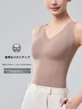 秋冬向け ボディシェイパー レディースタンクトップ【ブラ不要・腹部引き締め・大きいサイズ】