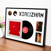 肖戦のレコード額縁【ポスターディスプレイ・LPサイズ・CDアルバム収納用・壁掛け式】