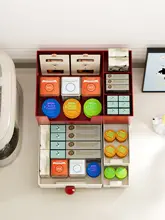 化粧品収納ボックス【デスク用・引き出し式・プラスチック製】
