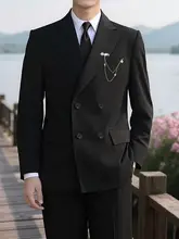男のカジュアルスーツ【春秋用・高級感・ジャケット】（セットアップ対応）