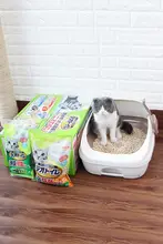 抗菌脱臭機能付き猫用トイレ【ダブルレイヤー・ハーフクローズドデザイン・大サイズ】