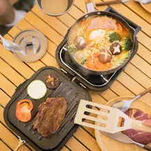Naturehike 2口折りたたみアウトドアガスコンロ【携帯用・キャンプ調理器具】