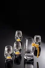 JOJO'S L. PD.Colt 中式クリスタルグラス１口カップ【創意デザイン・分酒器】