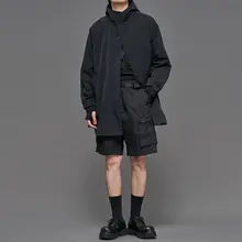 高品質なミニマルデザインの秋冬用メンズジャケット【中長丈・ワイドフィット・カジュアル】