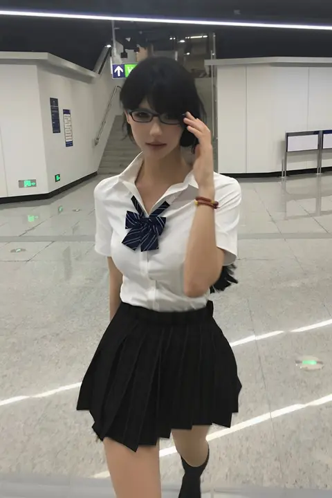 JK制服 スカートセット【チェック柄・タイトフィット・白シャツ・長袖／半袖】