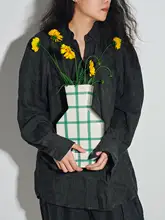手作りの陶器の花瓶【創造的なデザイン・インテリア装飾用】
