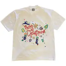 クリスマスデザインのユニセックスTシャツ【アメリカンヴィンテージ・短袖・カジュアル】