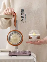 携帯用 茶器 急須 湯呑み トラベルセット アウトドア キャンプ おしゃれ アヒル デザイン