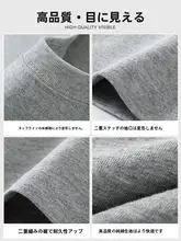 灰色のコットン半袖Tシャツ【感・夏向け・無地】