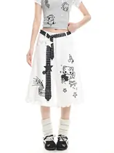 春のカジュアルなデザイン！花柄フリル付き七分丈パンツ【ゆったりとしたシルエット・女性用】（セットアップ対応）
