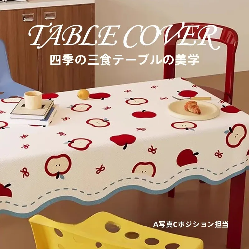 防水加工食卓用テーブルクロス：ins風のシンプルデザインで日常の食卓を整える