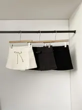 バタフライボウ付きミニスカート【防透け・フィット・秋冬用】（セットアップ対応）