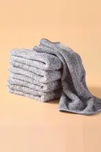 竹炭製の洗濯用タオル【キッチン用・吸水性抜群・油汚れ除去】