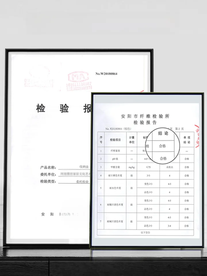 収納ボックス 下着/靴下/整理 家庭用 綿麻布製 3in1 引き出し式 蓋付き 仕切り付き