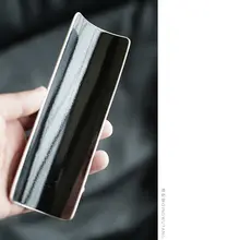 全黒 陶器製の茶道具【シルバー茶器・釘焼成】