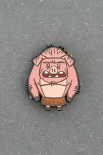 可愛いピッグマンバッジ【ゲーム関連・胸元アクセサリー】