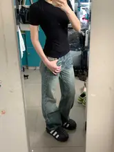 ハイウエストブーツカットデニムパンツ【スリムフィット・女性用・デザイン性】（セットアップ対応）