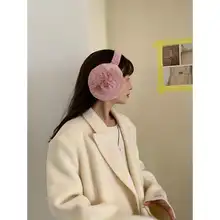 ファッション性抜群の毛羽立ち耳あて【折りたたみ可能・防寒対策・暖かい】