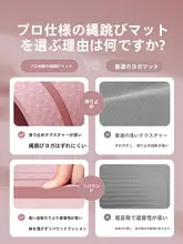 RUNWE ヨガマット ジャンプロープマット 厚手 滑り止め 防音 静音 衝撃吸収 家庭用 スロージョギング