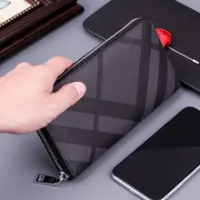 大容量 メンズ長財布【多カードポケット・シンプルデザイン・クラッチタイプ】