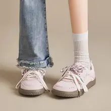 春用ピンク厚底スニーカー【レトロバレエスタイル・快適なデザイン】（セットアップ対応）