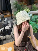 赤ちゃん用 盆栽デザインのチェック柄フィッシャーマンハット【包頭帽】