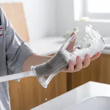 洗面器用ブラシ【長柄・家用・海綿素材】