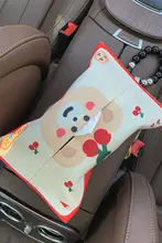 かわいいクマ型布製車載ティッシュボックス【高品質・おしゃれ・便利】