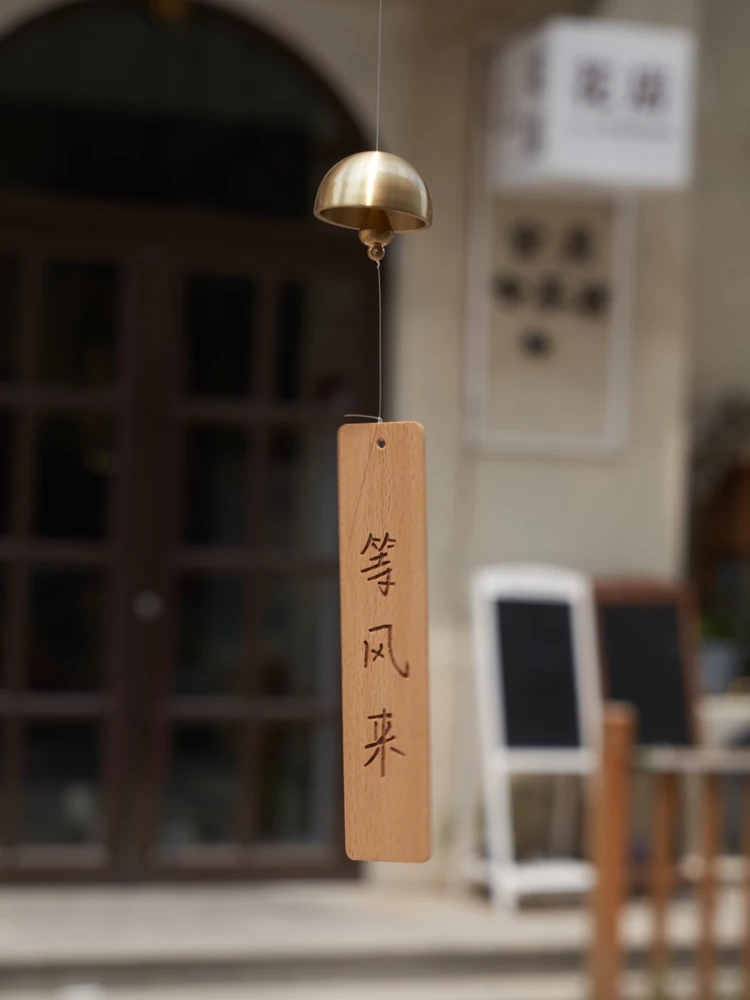 屋外用銅製風鈴飾り：庭や店の装飾に最適なシンプルで安定した音質