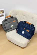 大容量のオックスフォード布製旅行トートバッグ【多ポケット・軽量・肩掛け対応】