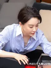 ブルーストライプシャツ【女性用・カジュアル長袖・フレンチデザイン】